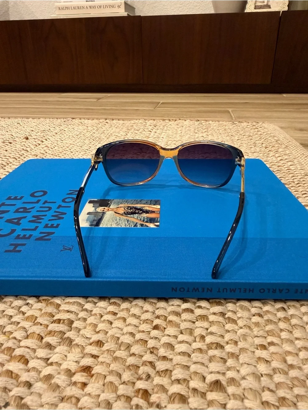 Vintage Michael Kors oversized two-tone butterfly sunglasses